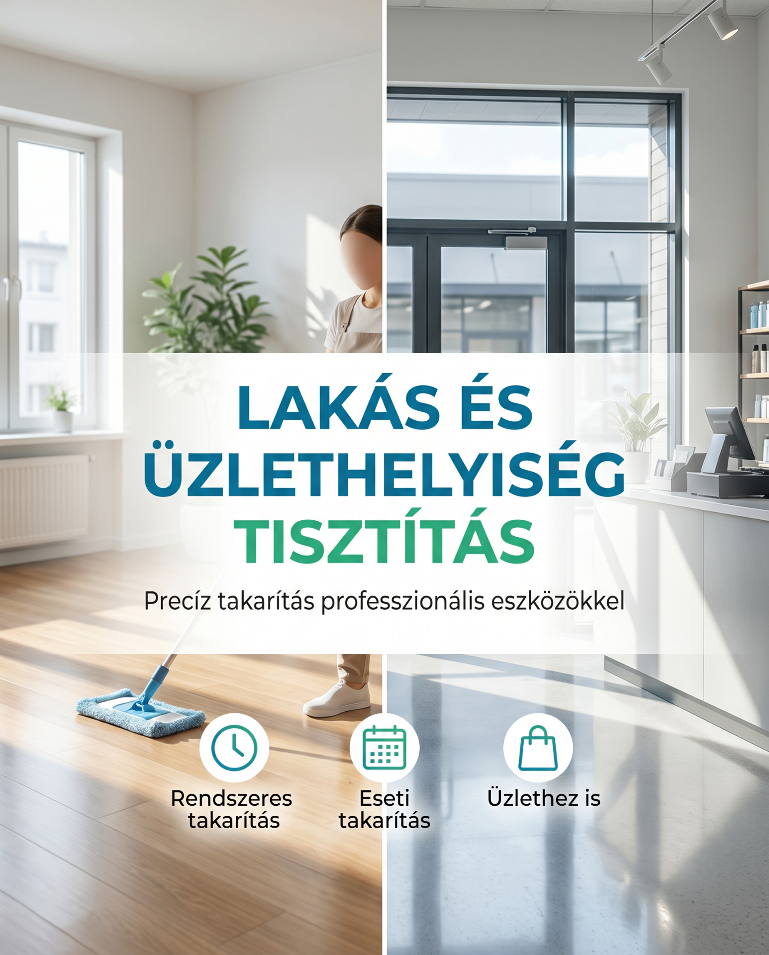 Lakás és üzlethelyiség tisztítás – precíz takarítás professzionális eszközökkel